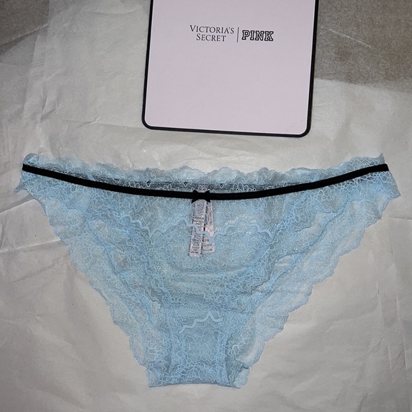 (XL) 2pcs Victoria's Secret Lace Trim THONG & CHEEKY Panties Dream Angels - Picture 5 of 14